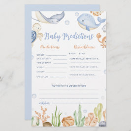 Under havsdjurens havs - förutsägelsekort för Baby