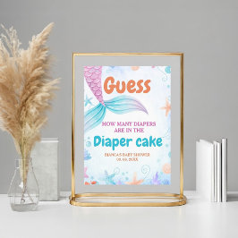 Under havskakan gissar du babyskylt poster