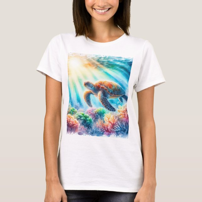 under havssköldpaddan t shirt (Framsida)