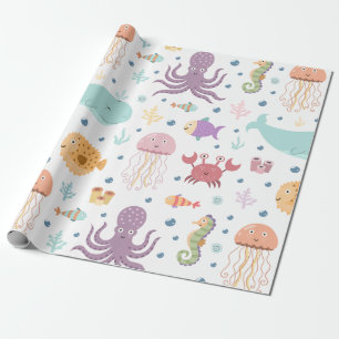 Under havsviken Mönster Presentpapper