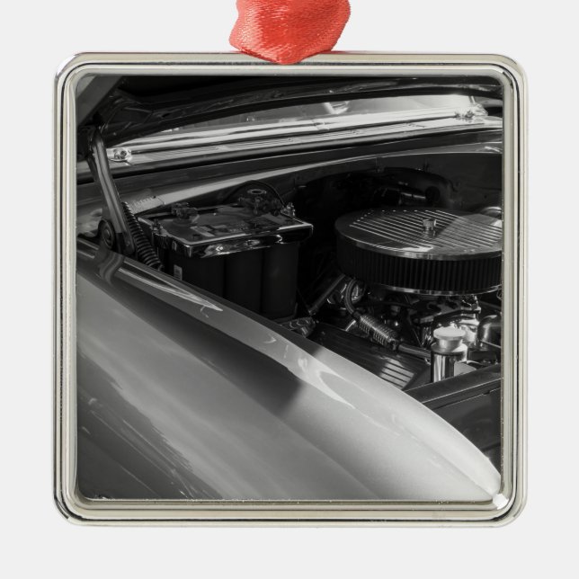 Under Huvan Julgransprydnad Metall (Framsidan)