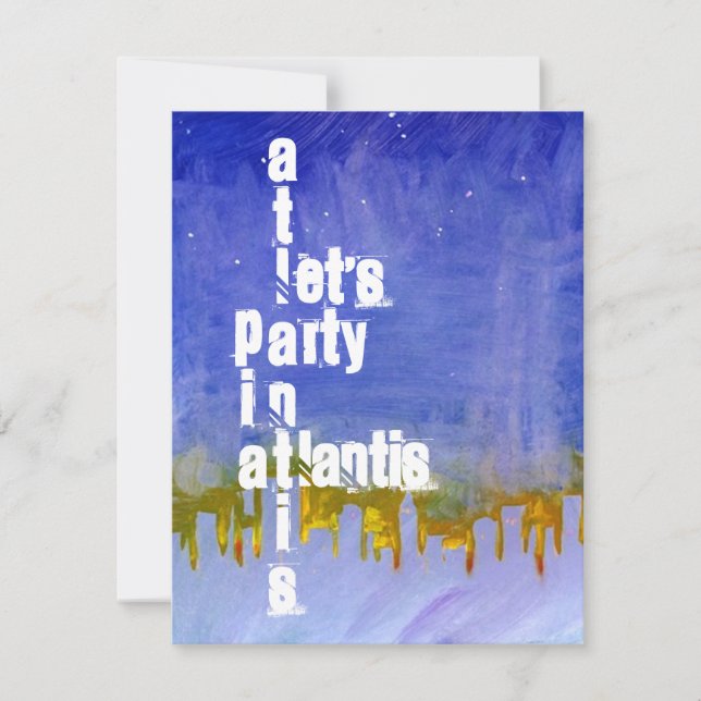 "UNDER INBJUDAN FÖR HAVS" ATLANTIS DEN THEMED (Framsida)