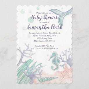 Under inbjudan till Sea Baby Shower