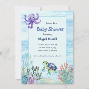 Under inbjudan till Sea Baby Shower