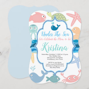 Under inbjudan till Sea Baby Shower