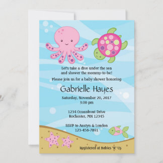 Under inbjudningar till Sea Rosa Baby Shower