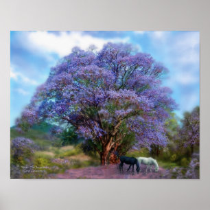 Under Jacaranda Art Poster/skriver ut Poster