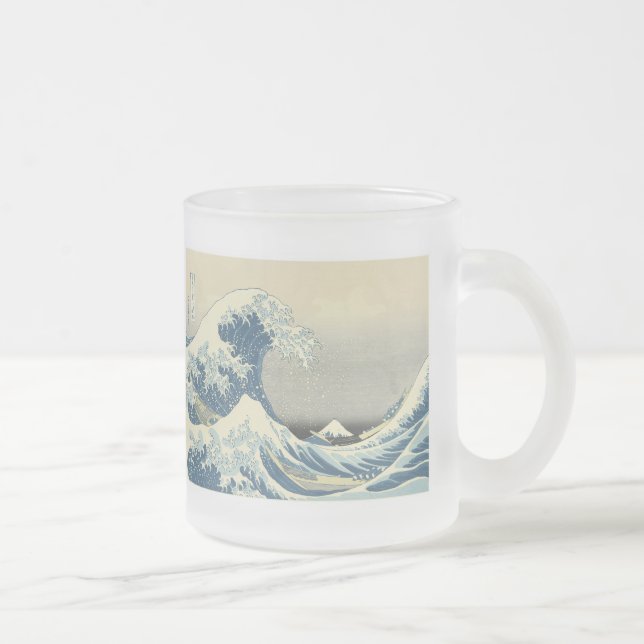 Under Kanagawa, Hokusai, 1830-32 Mugg (Höger)