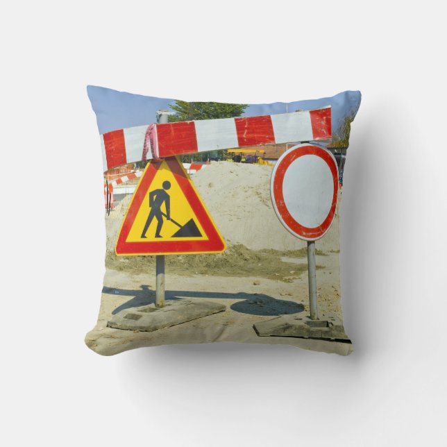 under konstruktion kudde (Framsida)