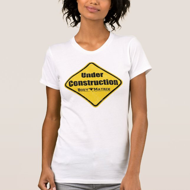 Under konstruktion t shirt (Framsida)