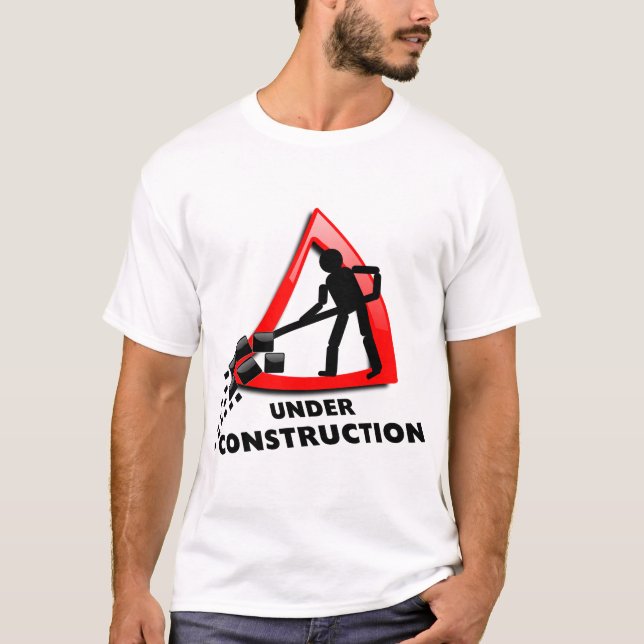 under konstruktion t shirt (Framsida)