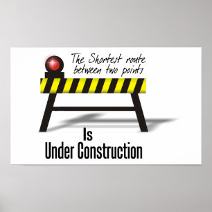 Under konstruktionsaffischen poster