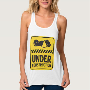 Under konstruktionsbabygult linne med racerback 