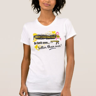 Under konstruktionsbröstcancer t-shirt