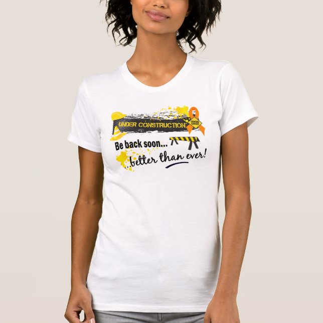 Under konstruktionsLeukemia T-shirt (Framsida)