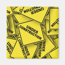 Under konstruktionstecken magnet