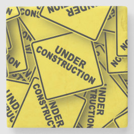 Under konstruktionstecken stenunderlägg