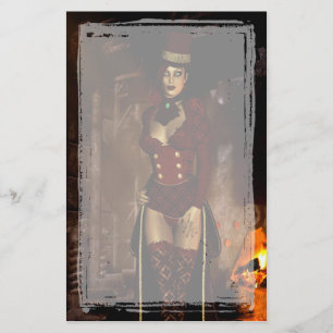 Under Lair Gothic Steampunk Stationery Brevpapper