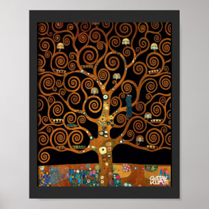 Under Livets träd, av Gustav Klimt. Poster