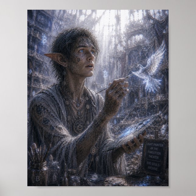 Under / Ljusmålare / Glömt Teater Poster (Framsidan)