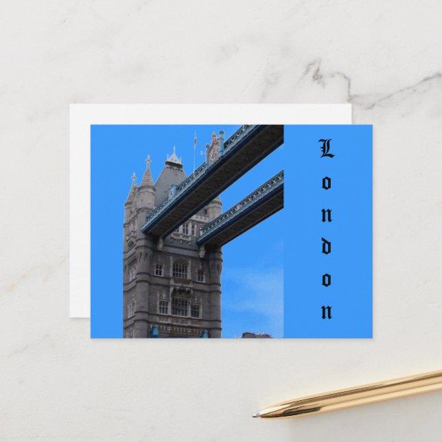 Under London Bridge Vykort (Fram/Back In Situ)