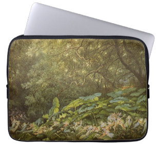 Under löven vid bryggan av Richard Doyle, sagokons Laptop Sleeve