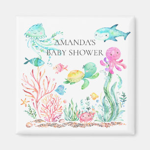 Under magneten för havsbaby showerfavör magnet