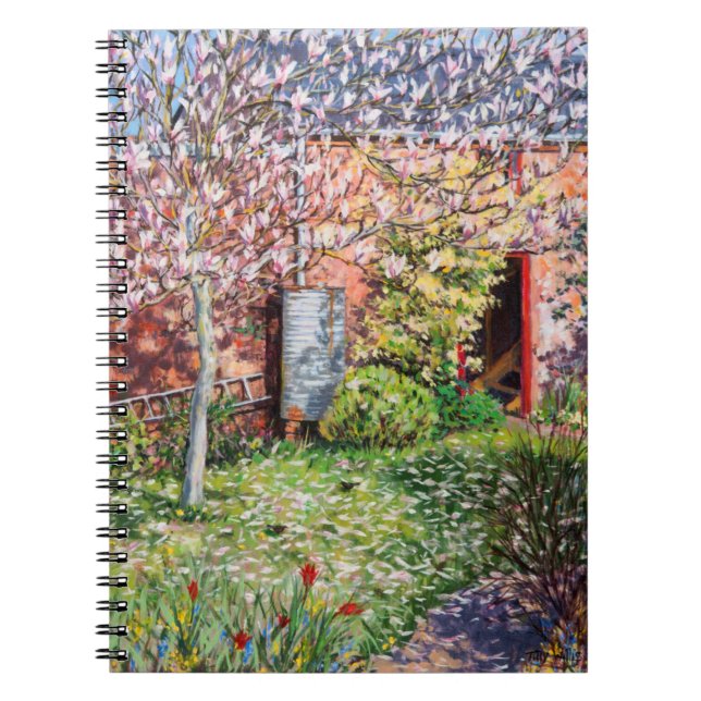 Under magnoliaen anteckningsbok (Framsidan)