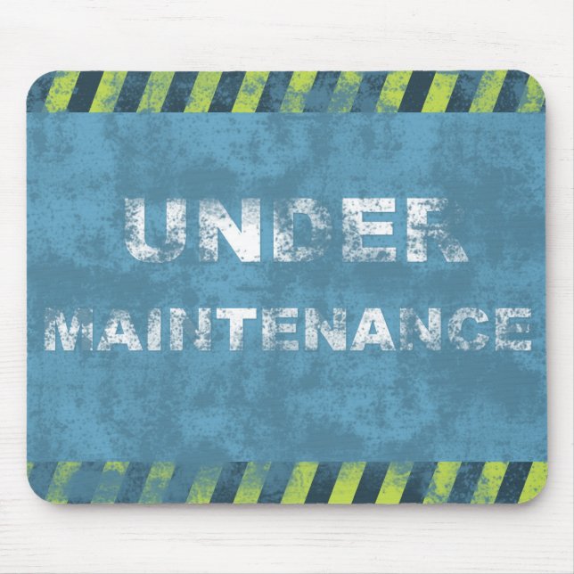 Under Maintenance Mousepad Musmatta (Framsidan)
