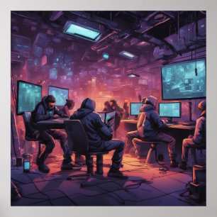 Under markytan Poster Cyberpunk