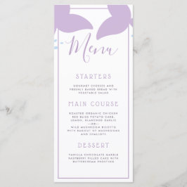 Under menyn för havssjöjungfrufödelsedagsfest meny