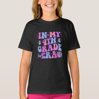 Under min fjärde Klass-eran Back to school Fjärde T Shirt