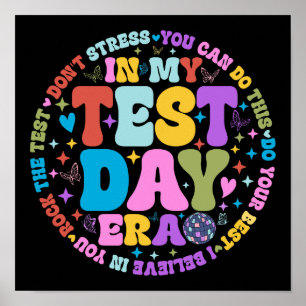 Under min testdag poster