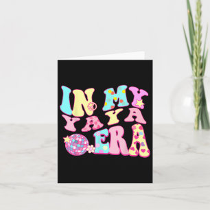 Under Min Yaya-era Sarcastic Groovy Retro Disco Ma Kort