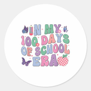 Under mina 100 dagar av skoltid, 100 dagar i S Runt Klistermärke