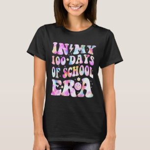 Under mina 100 dagar av skoltid Retro Smile 100 da T Shirt