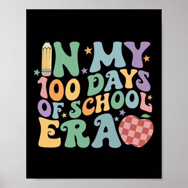 Under mina 100 dagar i skolan, 100 dagar i skolan  poster (Framsidan)