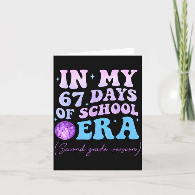 Under Mina 67 Skoldagar Era Andra Klass Version D Kort (Framsida)