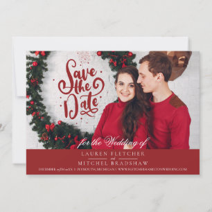 Under Mistletoe-julen Bröllop Spara Datumet