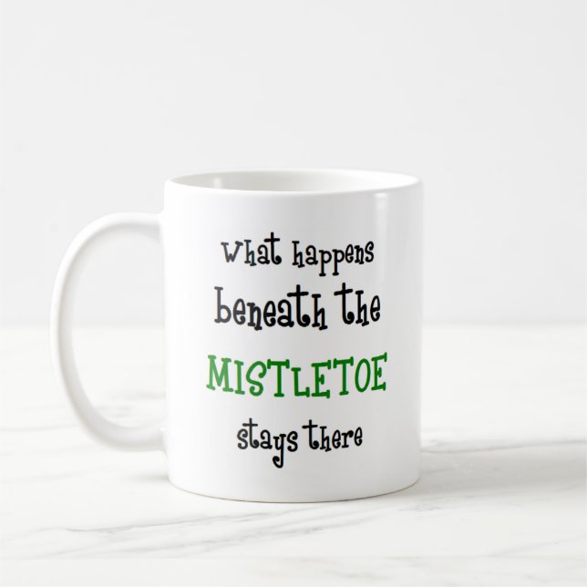 under mistletoe kaffemugg (Vänster)