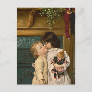 Under Mistletoe   Knapp & Co. Vykort