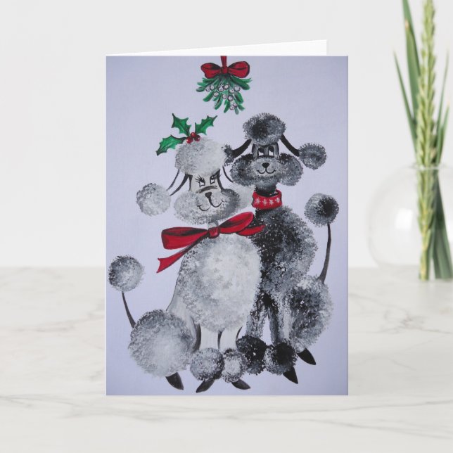 Under mistletoen helgkort (Framsida)