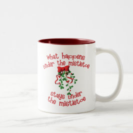 Under mistletoen Två-Tonad mugg