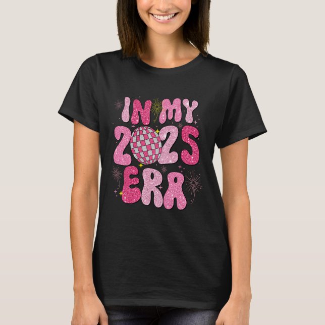Under mitt nya år, 2025 års Era Disco Boll, vänner T Shirt (Framsida)