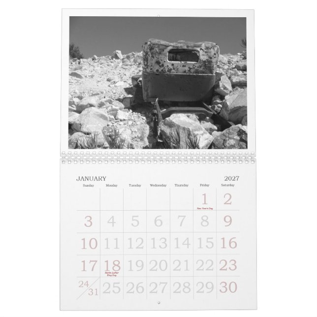 Under Mojavehimmlar… Kalender (Jan 2027)