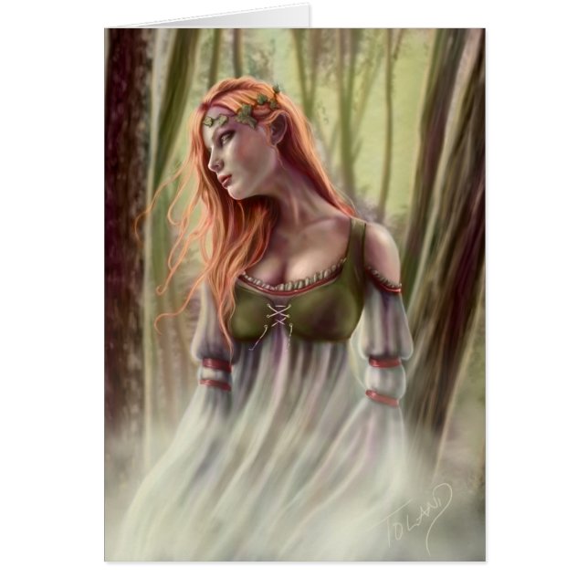 Under murgrönaen hälsningskort (Framsidan)