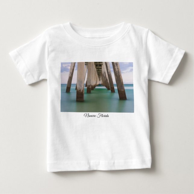 Under Navarre Beach Pier Baby Småbarn T-shirt (Framsida)