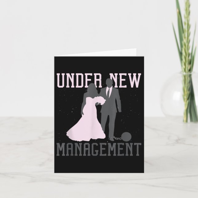 Under New Management Bröllop-årsdagen Boll Chai Kort (Framsida)