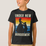 Under New Management Groom Bröllop Bachelor Party T Shirt<br><div class="desc">Under New Management Groom Bröllop Bachelor Party</div>
