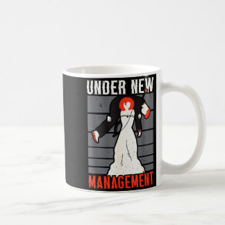 Under New Management Marriage Stag Party Bachelor  Kaffemugg